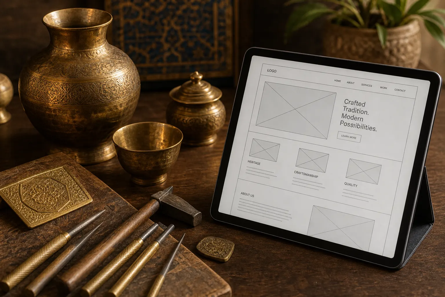 Savoir-faire artisanal et digital à Fès