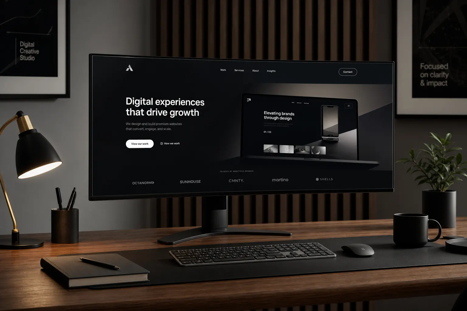 Studio digital MarwaneDev — sites web modernes