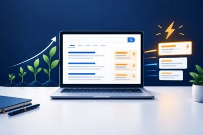 Illustration comparative du SEO et de Google Ads au Maroc